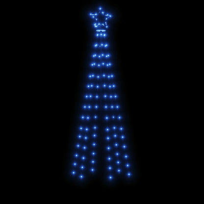 Albero di Natale con Puntale Blu 108 LED 180 cm - homemem39