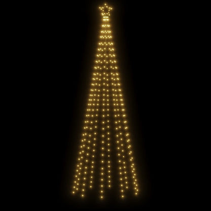 Albero di Natale con Puntale Bianco Caldo 310 LED 300 cm - homemem39