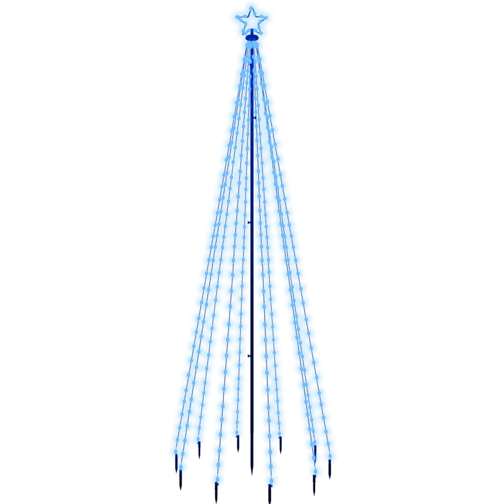 Albero di Natale con Puntale Blu 310 LED 300 cm - homemem39