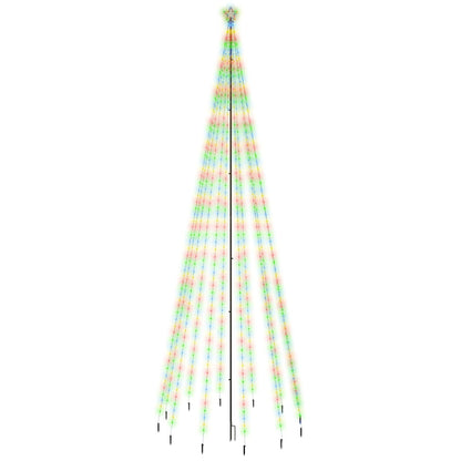 Albero di Natale con Puntale Colorato 732 LED 500 cm - homemem39