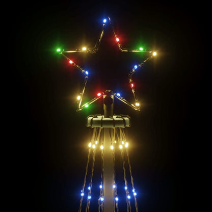 Albero di Natale con Puntale Colorato 732 LED 500 cm - homemem39