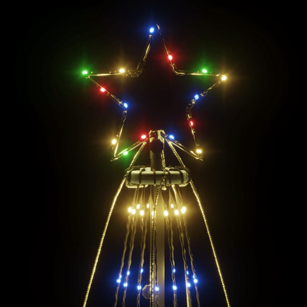 Albero di Natale con Puntale Colorato 1134 LED 800 cm - homemem39