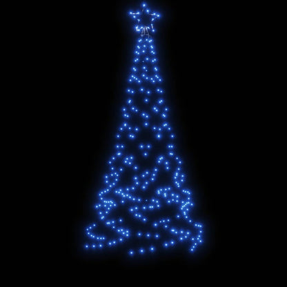 Albero di Natale con Puntale Blu 200 LED 180 cm - homemem39