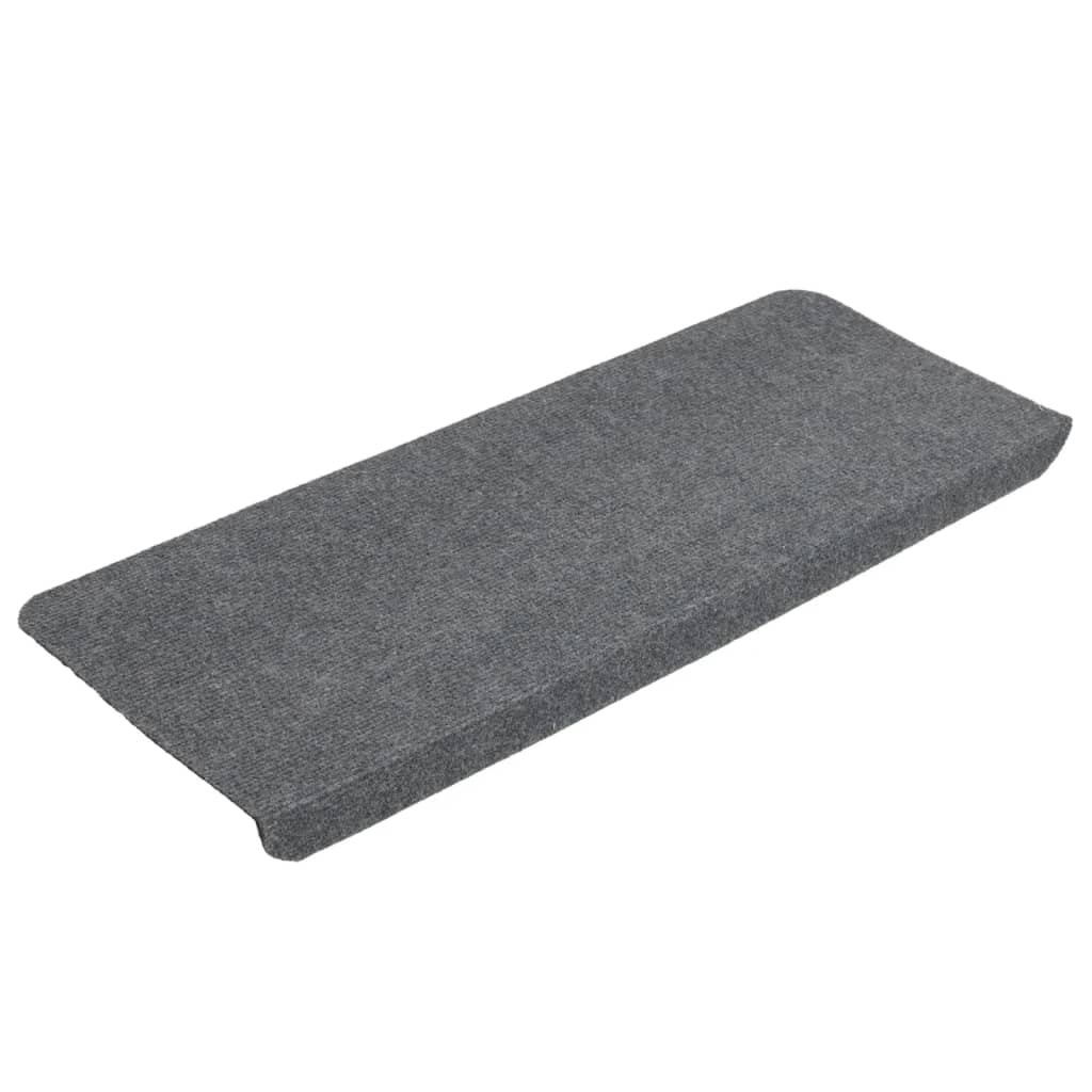 Tappetini Autoadesivi per Scale 15 pz 65x24,5x3,5 cm Grigio - homemem39