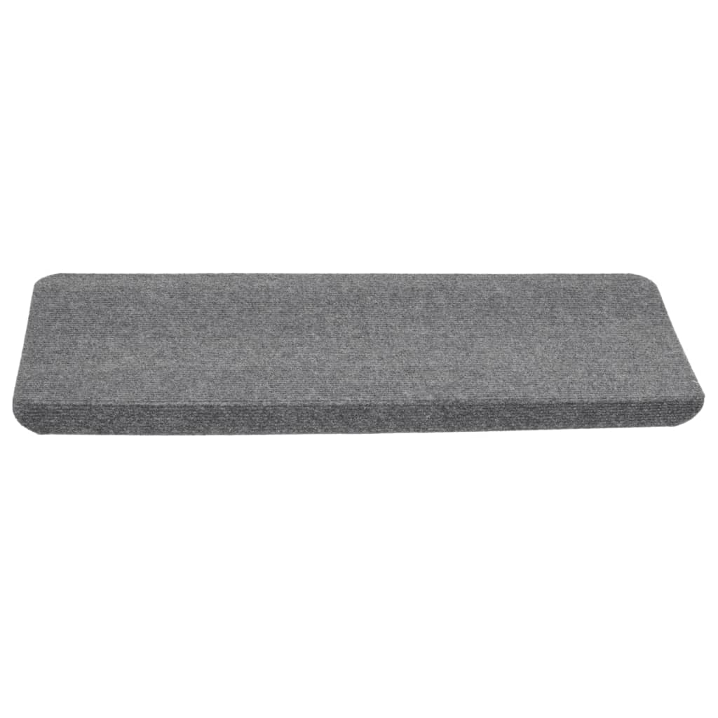 Tappetini Autoadesivi per Scale 15 pz 65x24,5x3,5 cm Grigio - homemem39