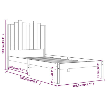 Giroletto Miele in Legno Massello di Pino 100x200 cm - homemem39