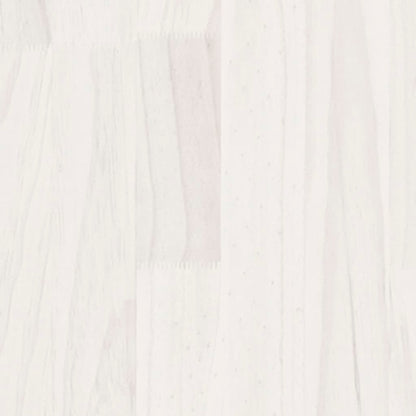 Giroletto Bianco in Legno Massello 135x190 cm Double - homemem39