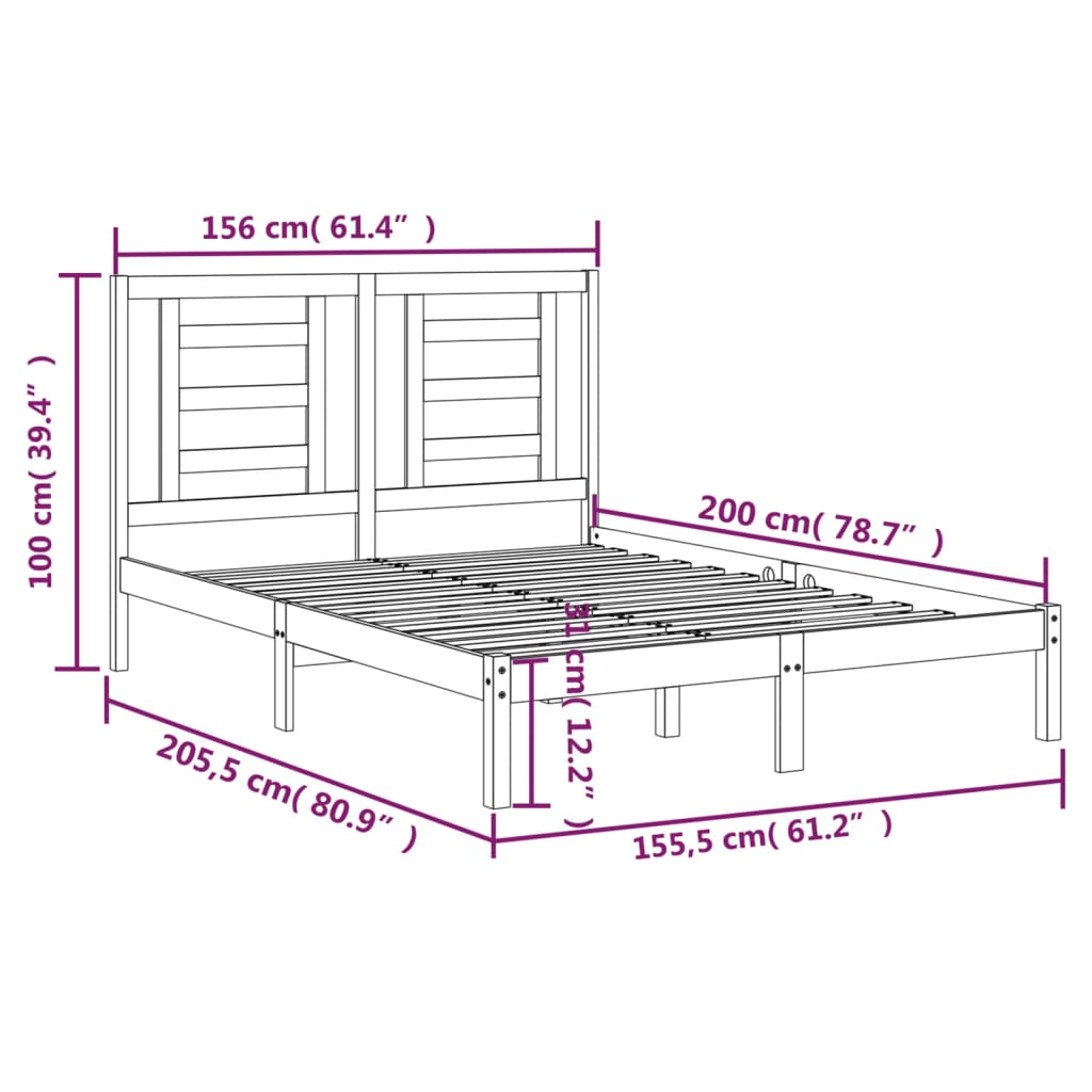 Giroletto Massello Pino 150x200cm King Size - homemem39