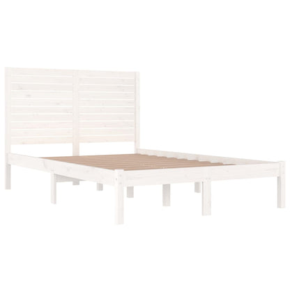 Giroletto Bianco in Legno Massello 135x190 cm Double - homemem39