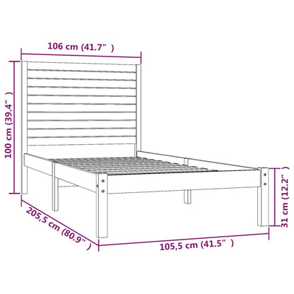 Giroletto in Legno Massello 100x200 cm - homemem39