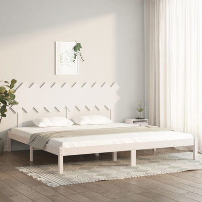 Giroletto Bianco 200x200 cm in Legno Massello - homemem39