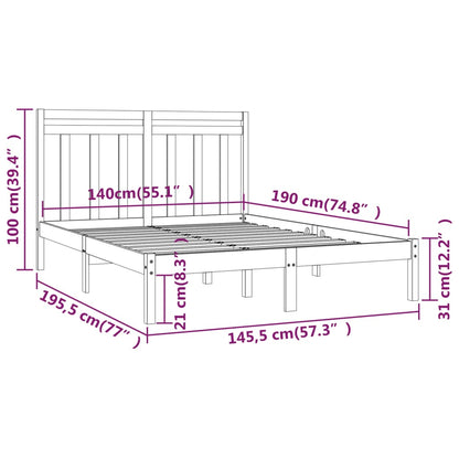 Giroletto in Legno Massello 140x190 cm - homemem39