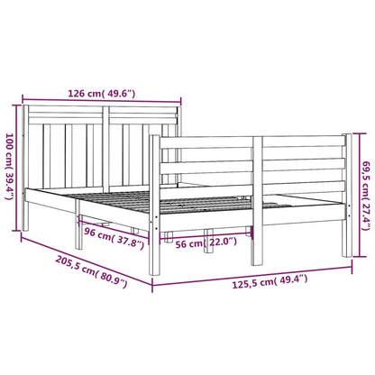 Giroletto in Legno Massello 120x200 cm - homemem39