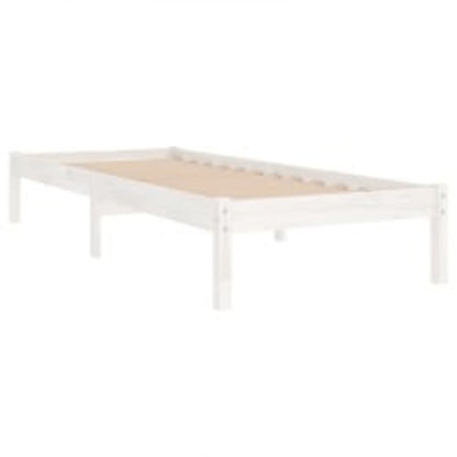 Giroletto Bianco in Legno Massello 90x200 cm - homemem39