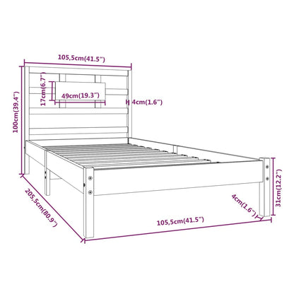 Giroletto in Legno Massello 100x200 cm - homemem39