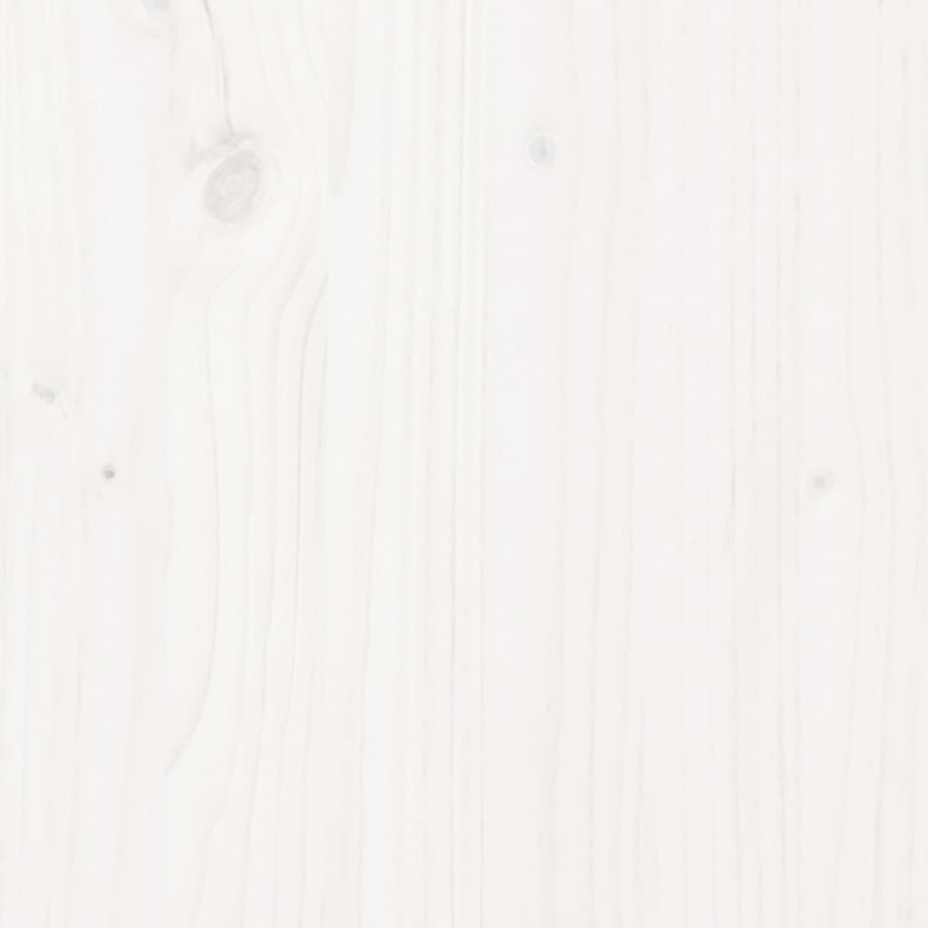 Giroletto Bianco in Legno Massello 90x190 cm Single - homemem39