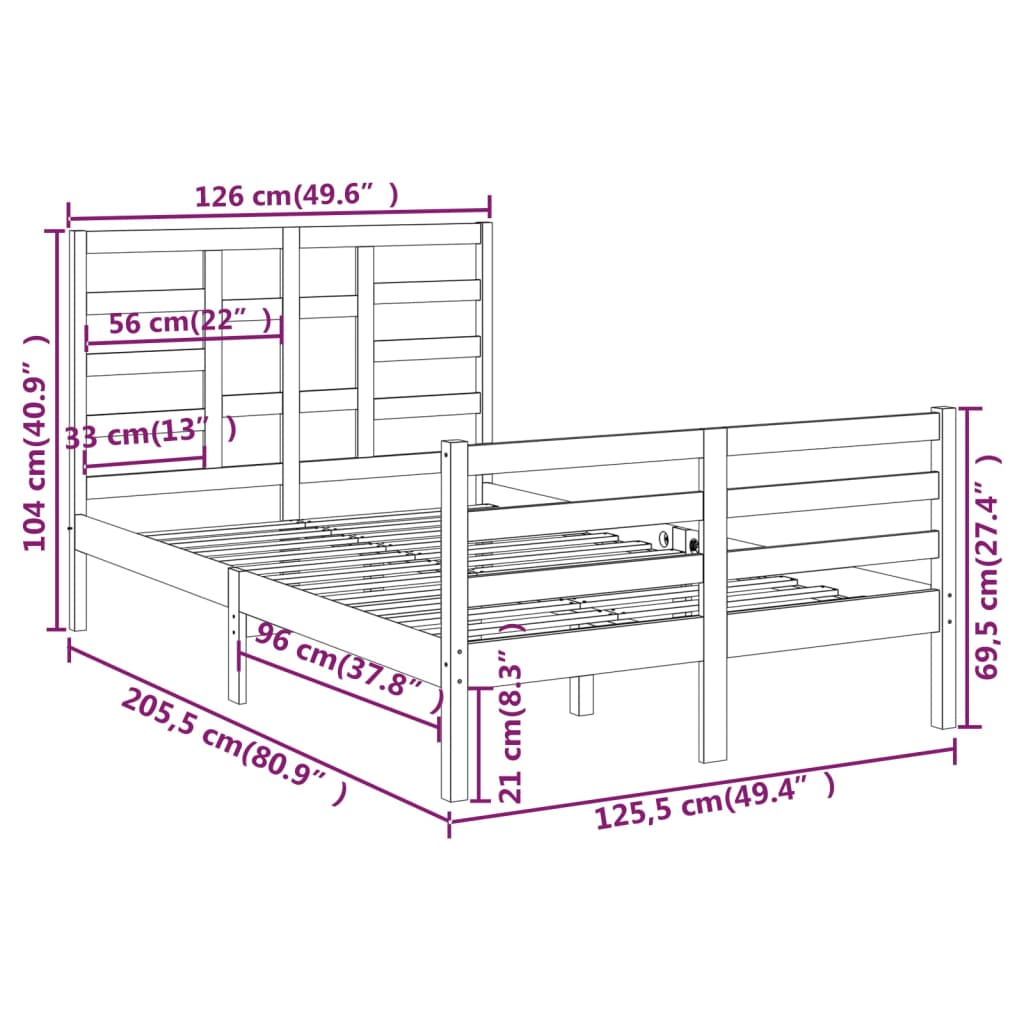 Giroletto in Legno Massello 120x200 cm - homemem39