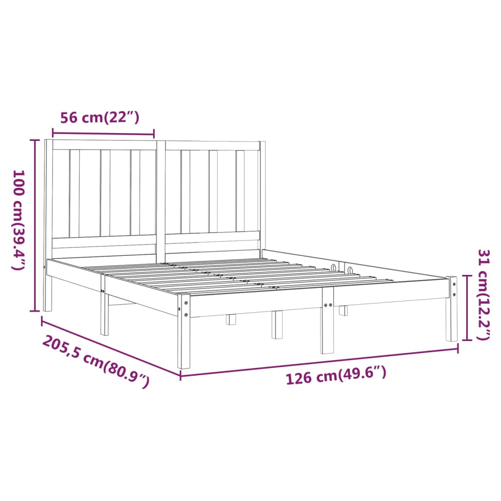 Giroletto in Legno Massello 120x200 cm - homemem39