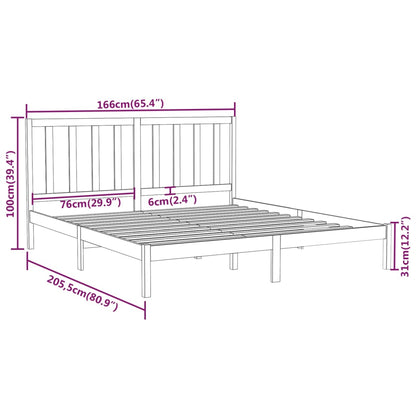 Giroletto in Legno Massello 160x200 cm - homemem39