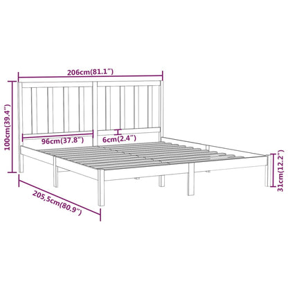 Giroletto in Legno Massello 200x200 cm - homemem39