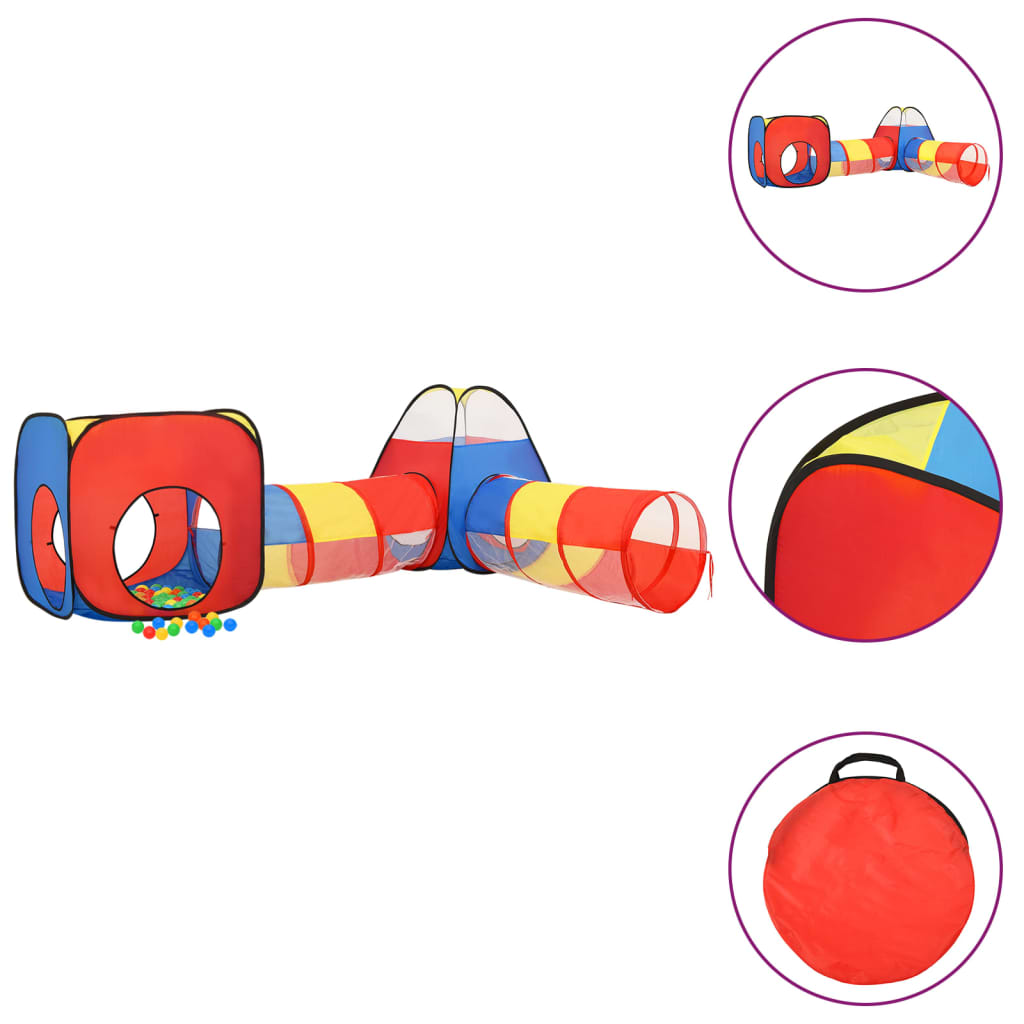 Tenda da Gioco per Bambini 250 Palline Multicolore 190x264x90cm - homemem39