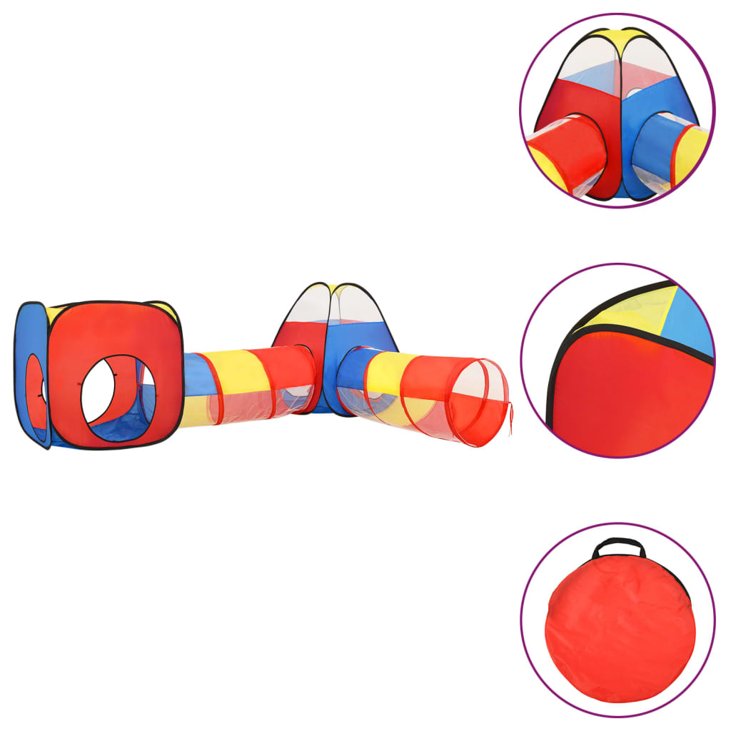 Tenda da Gioco per Bambini 250 Palline Multicolore 190x264x90cm - homemem39