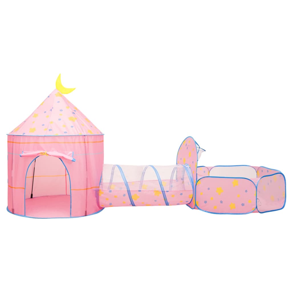 Tenda da Gioco per Bambini Rosa con 250 Palline 301x120x128 cm - homemem39