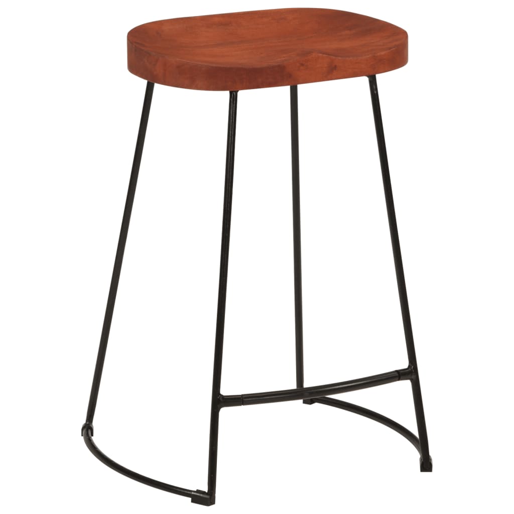 Sgabelli da Bar Gavin 2 pz 45x40x63 cm Legno Massello di Mango - homemem39