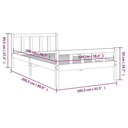 Giroletto in Legno Massello 100x200 cm - homemem39