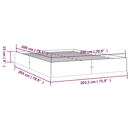 Giroletto in Legno Massello 200x200 cm - homemem39