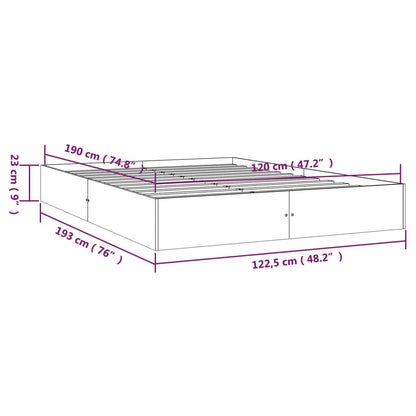 Giroletto in Legno Massello 120x190 cm 4FT Small Double - homemem39