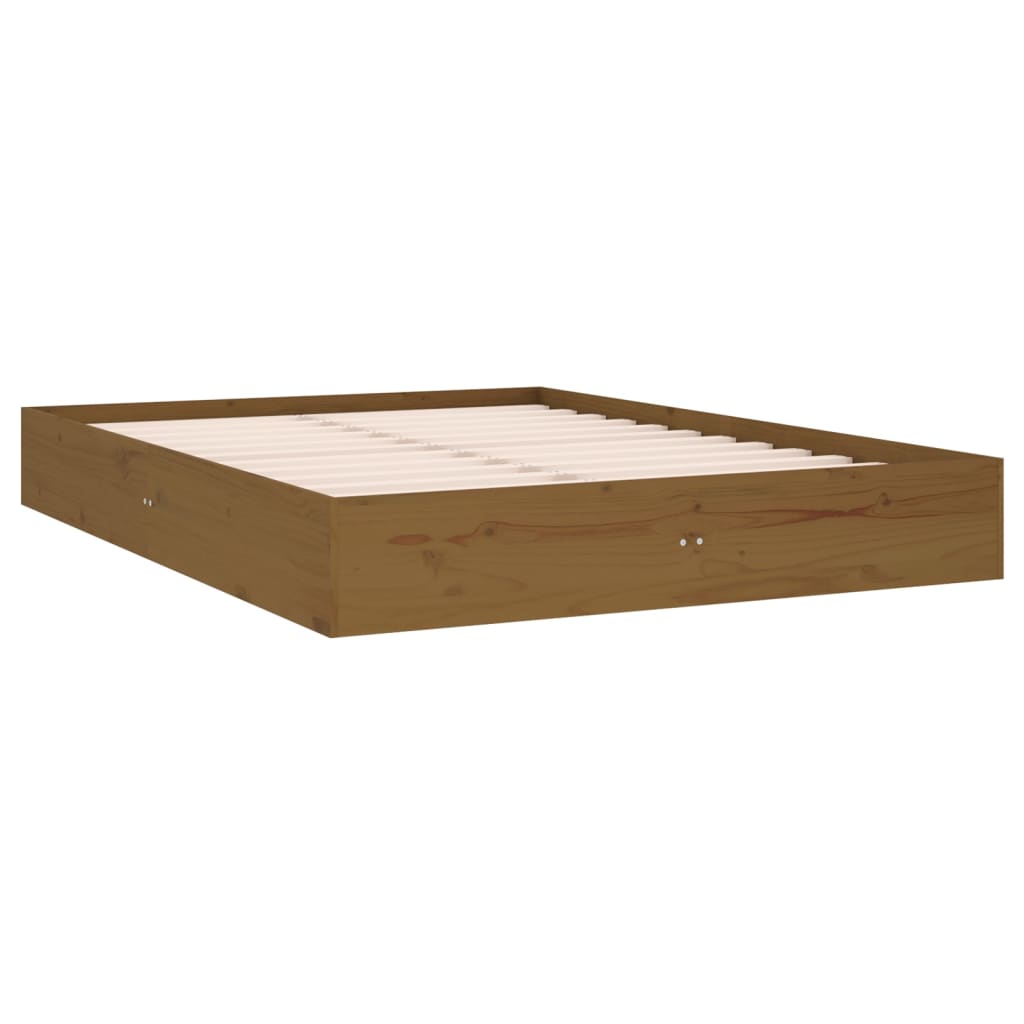 Giroletto Miele in Legno Massello 120x190 cm 4FT Small Double - homemem39