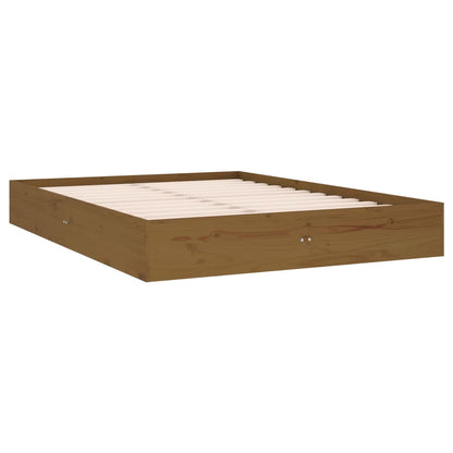 Giroletto Miele in Legno Massello 135x190 cm 4FT6 Double - homemem39