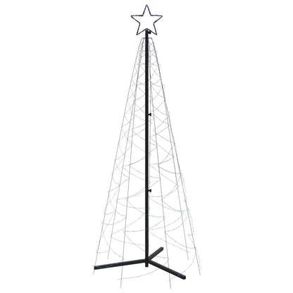 Albero di Natale a Cono Blu 200 LED 70x180 cm - homemem39