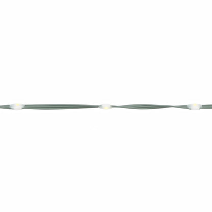 Albero di Natale a Cono Bianco Caldo 200 LED 70x180 cm - homemem39