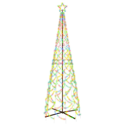 Albero di Natale a Cono Colorato 500 LED 100x300 cm - homemem39