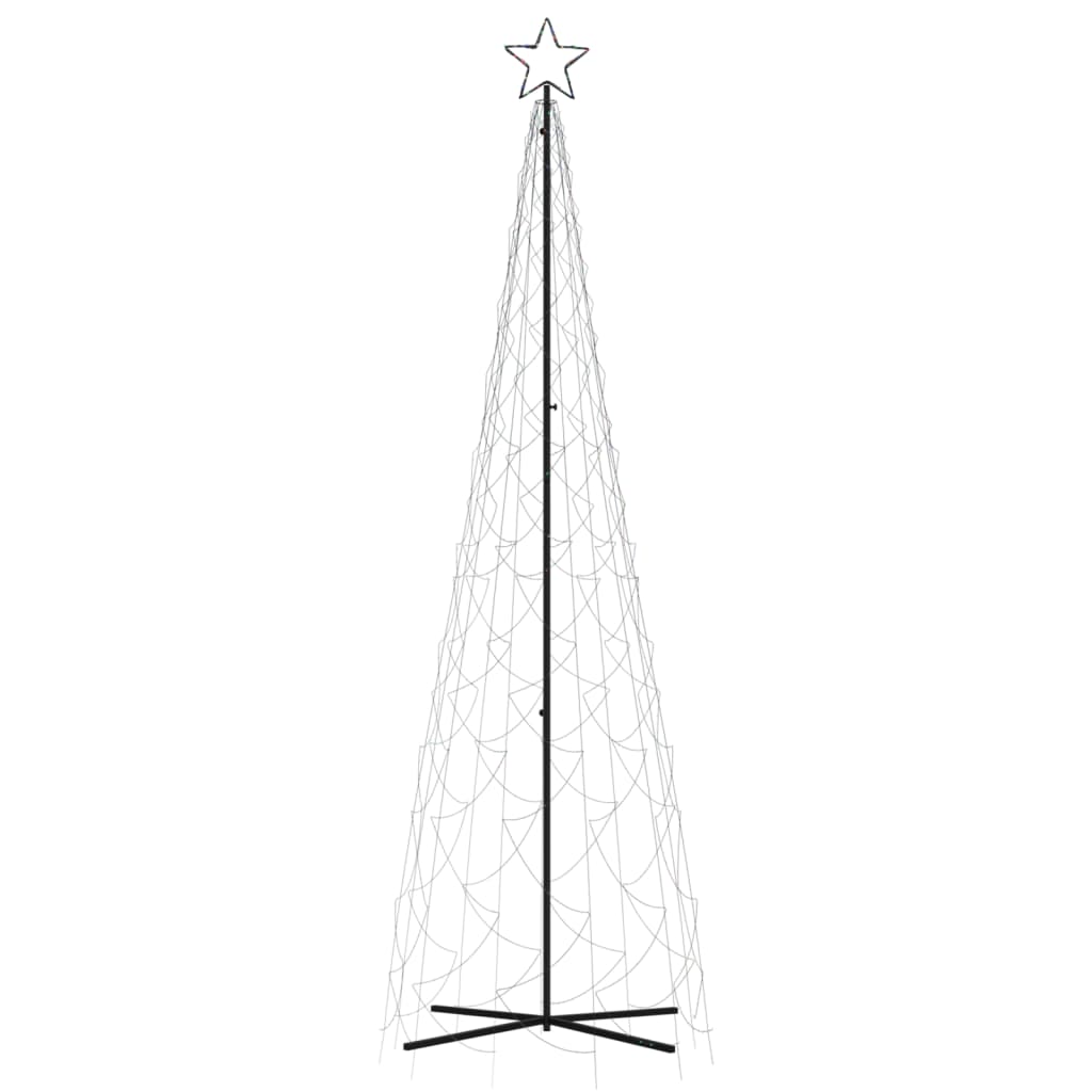 Albero di Natale a Cono Colorato 500 LED 100x300 cm - homemem39