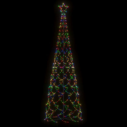 Albero di Natale a Cono Colorato 500 LED 100x300 cm - homemem39