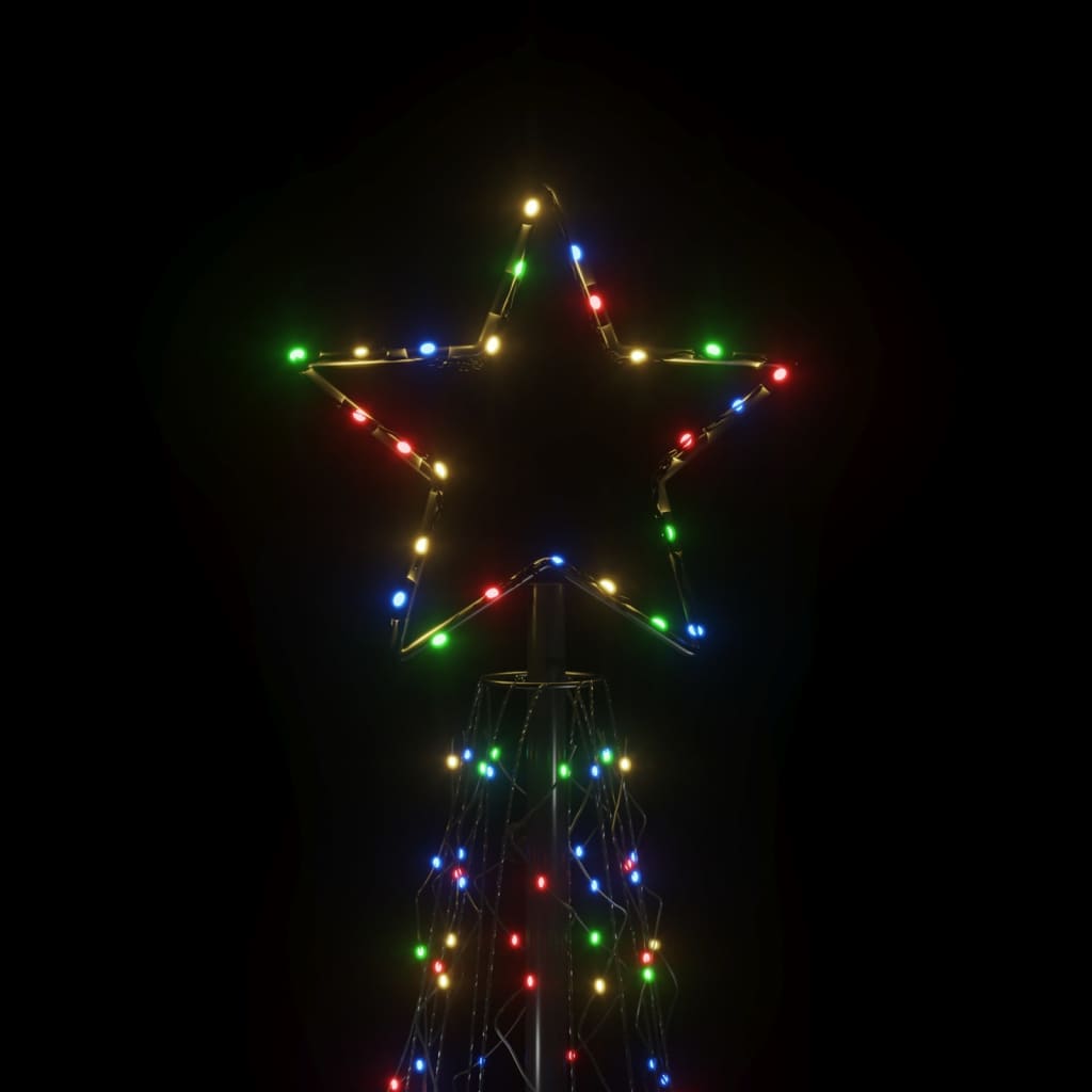 Albero di Natale a Cono Colorato 500 LED 100x300 cm - homemem39