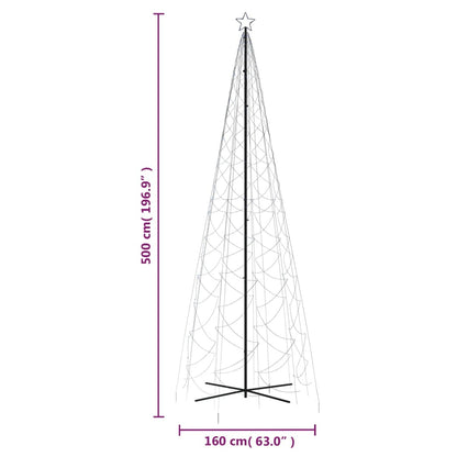 Albero di Natale a Cono Blu 1400 LED 160x500 cm - homemem39