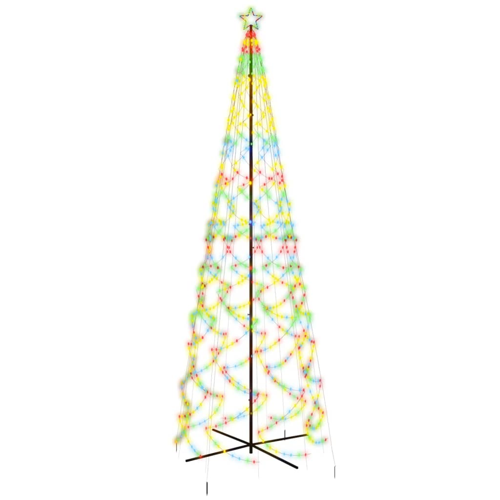 Albero di Natale a Cono Colorato 1400 LED 160x500 cm - homemem39