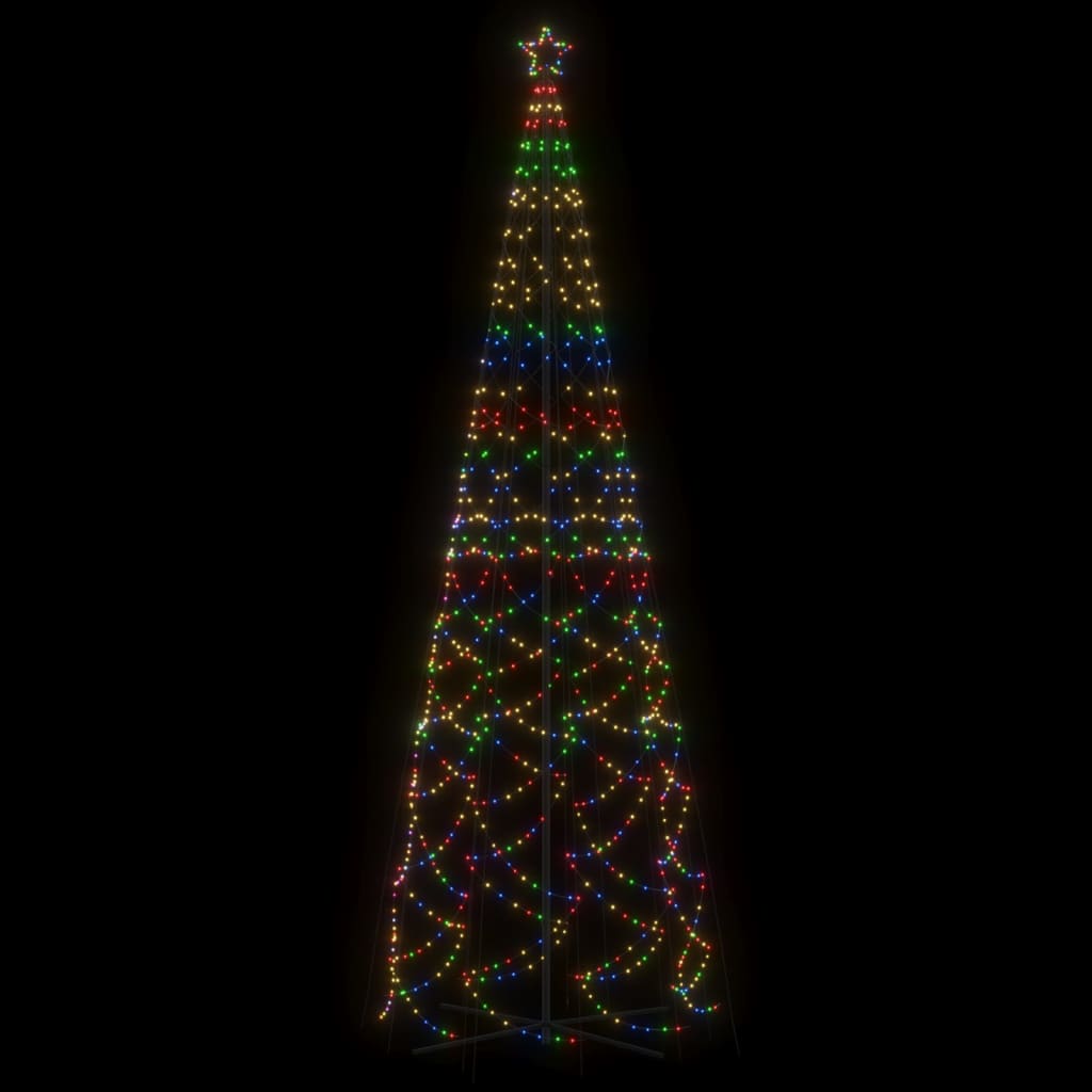Albero di Natale a Cono Colorato 1400 LED 160x500 cm - homemem39