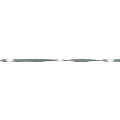 Albero di Natale a Cono Bianco Caldo 1400 LED 160x500 cm - homemem39