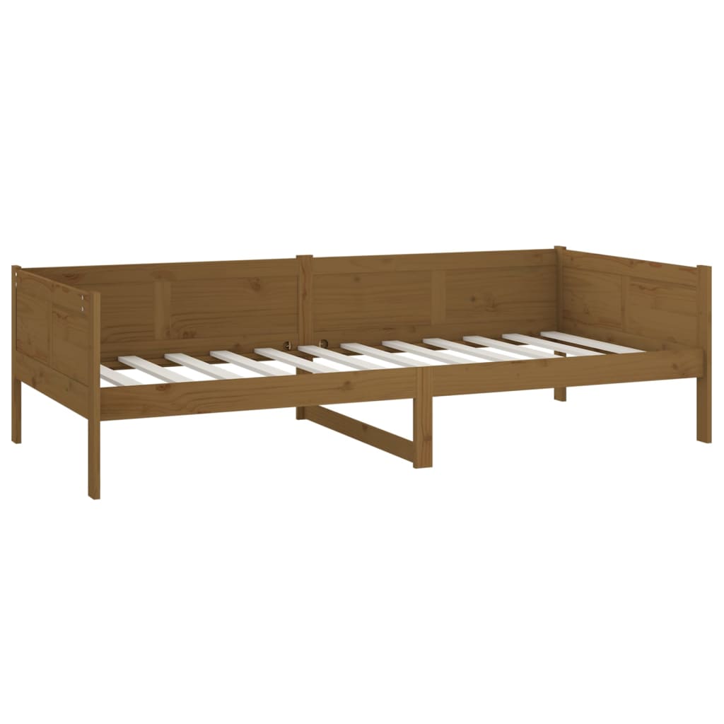 Dormeuse Miele in Legno Massello di Pino 90x200 cm - homemem39