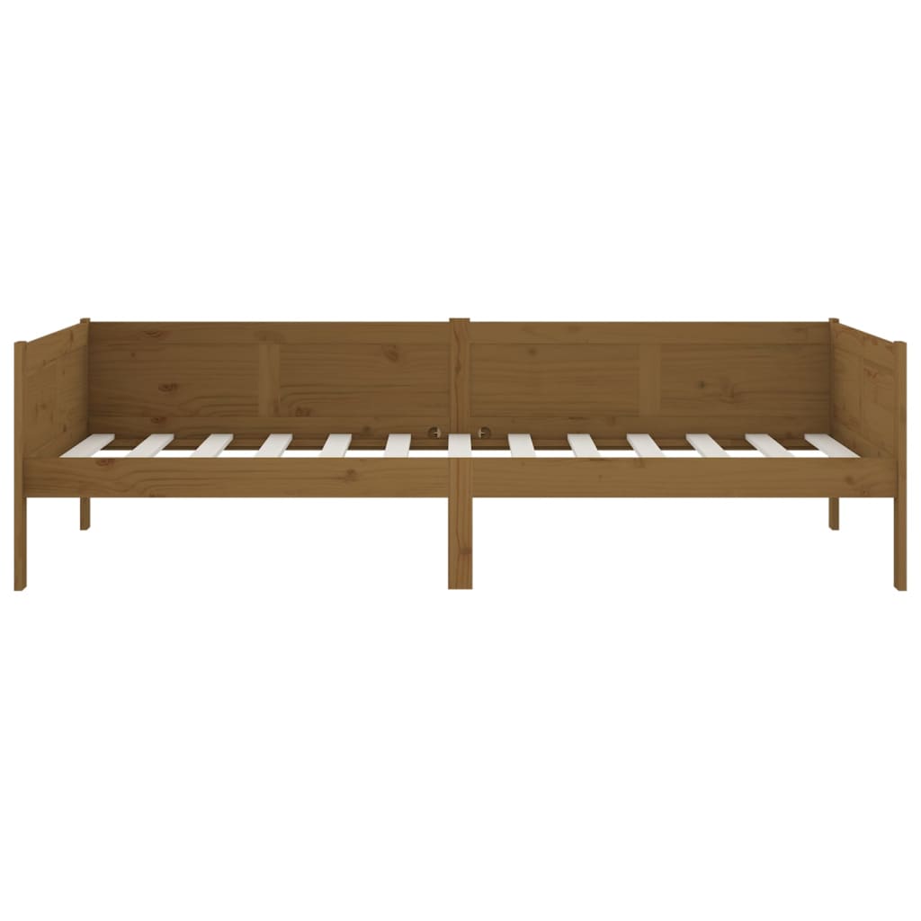 Dormeuse Miele in Legno Massello di Pino 90x200 cm - homemem39