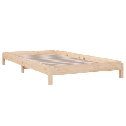 Letto Impilabile 100x200cm in Legno Massello di Pino - homemem39