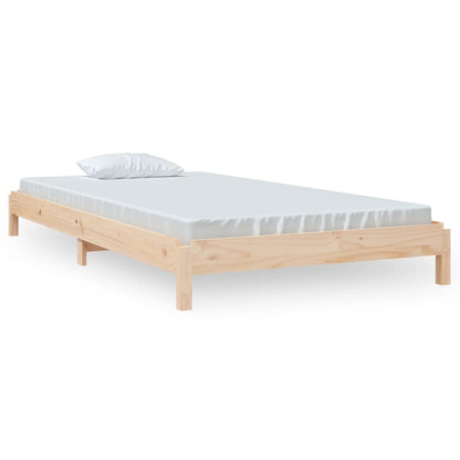 Letto Impilabile 80x200cm in Legno Massello di Pino - homemem39