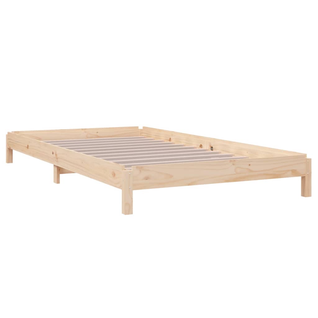 Letto Impilabile 80x200cm in Legno Massello di Pino - homemem39