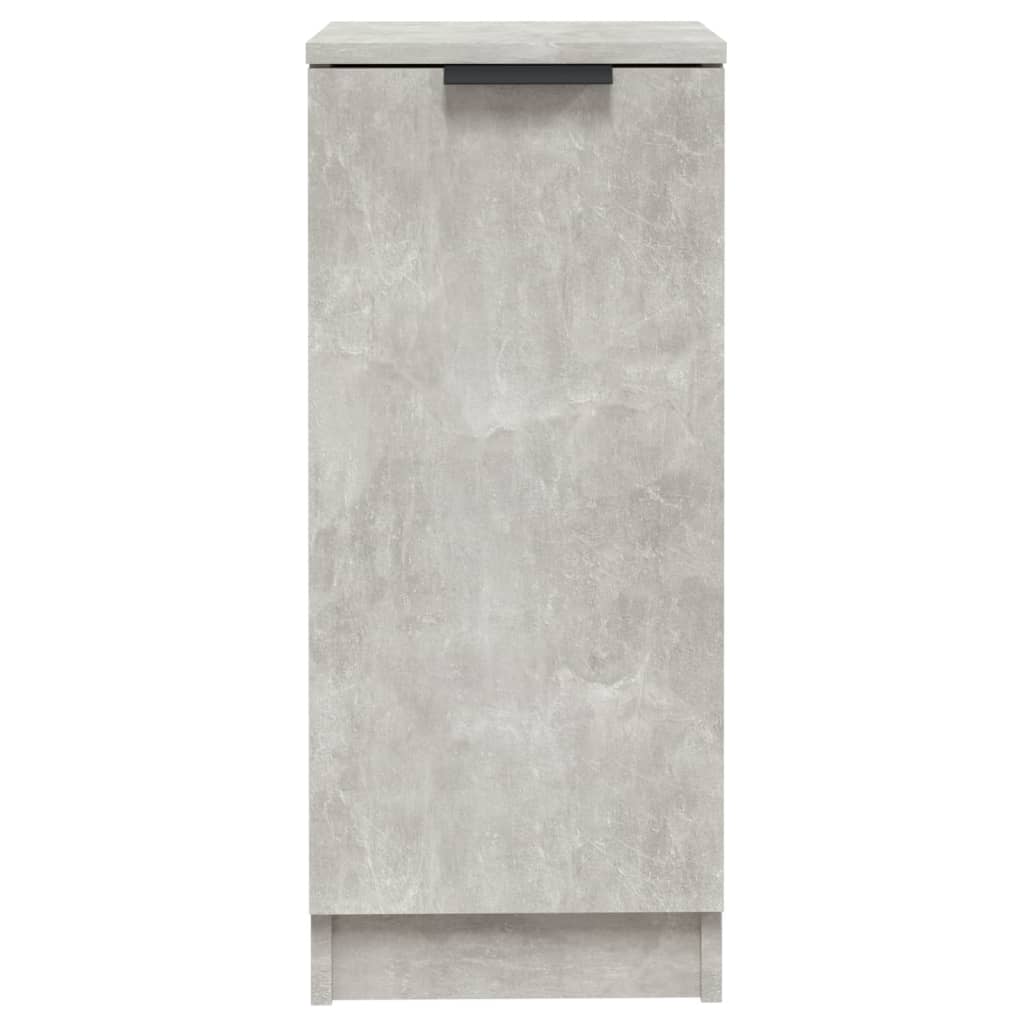 Credenze 2 pz Grigio Cemento 30x30x70 cm in Legno Multistrato - homemem39