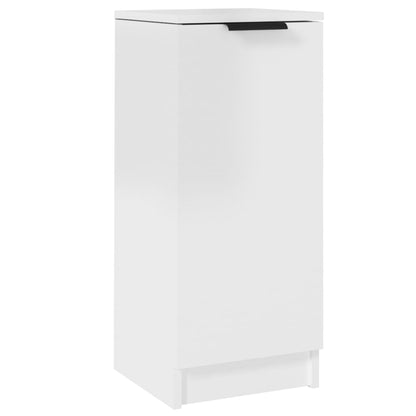 Credenza Bianco Lucido 30x30x70 cm in Legno Multistrato - homemem39